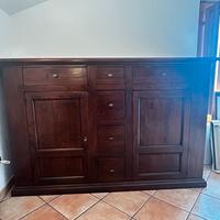 madia in legno fatta da falegname