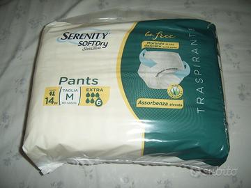 Panni mutandina Serenity Soft Dry Sensitive mis. M