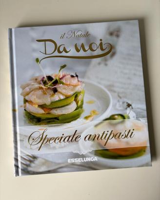 Libro ricette antipasti Natale elegante