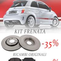Fiat 500 abarth kit frenata ricambi originali