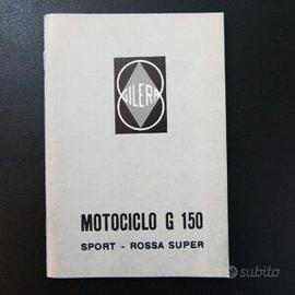 Libretto catalogo Uso e Manutenzione Gilera G150