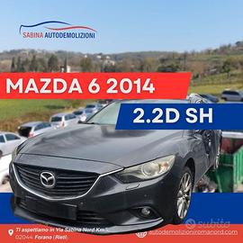 Mazda 6 2014 ricambi usati vettura rottamata