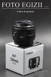 Canon 50mm f:1,8 Come nuova - 6 Mesi di Garanzia