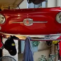 Frontale musetto fiat 500 vintage, attaccapanni
