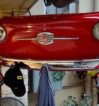 Frontale musetto fiat 500 vintage, attaccapanni