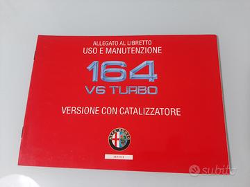 ALFA ROMEO 164 V6 TURBO ANNO 1990 ORIGINALE