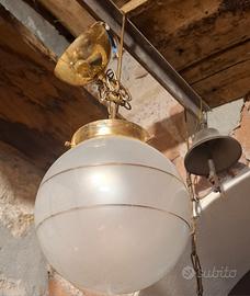 Lampadario a sfera