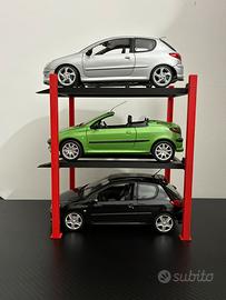 Ponte espositore auto triplo 1/18