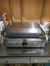 Piastra elettrica professionale in ghisa