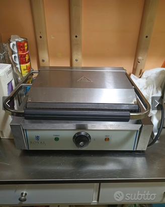 Piastra elettrica professionale in ghisa