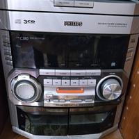 Stereo Phillips CD e cassette 