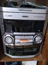Stereo Phillips CD e cassette 
