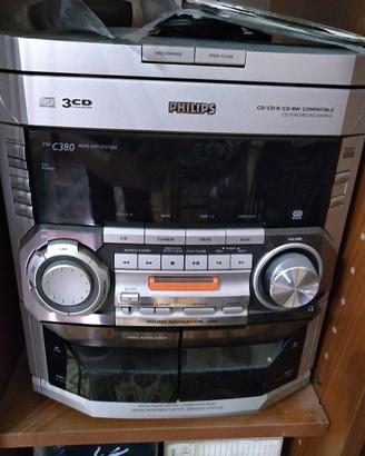 Stereo Phillips CD e cassette 