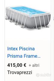 piscina da esterno 4x2