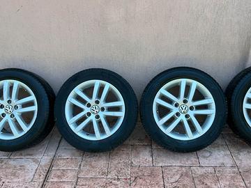 Cerchi in lega vw r16 + gomme michelin 205/55