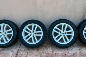 Cerchi in lega vw r16 + gomme michelin 205/55
