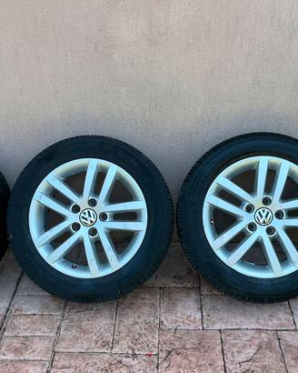 Cerchi in lega vw r16 + gomme michelin 205/55
