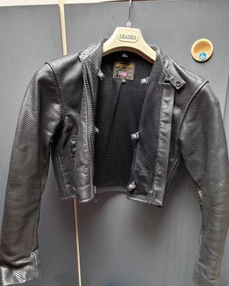 Giacca Vanson Leathers traforata originale