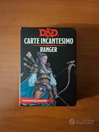Carte incantesimo Ranger dnd d&d dungeon 5e ded