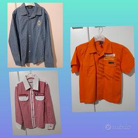 Set camicie 7-8 anni