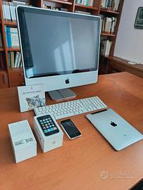 Blocco Apple  – iMac 2008 + iPad 32GB + iPhone 3G