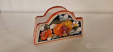 Portatovaglioli in ceramica