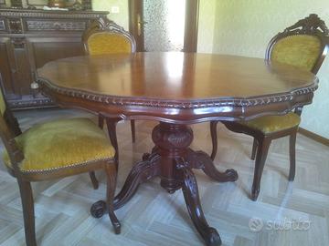 Tavolo e 6 sedie