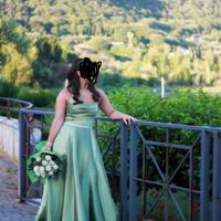 Vestito diciottesimo con scarpe