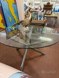 Tavolo rotondo vetro temperato