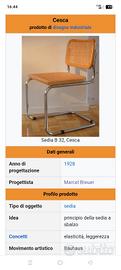 SEDIE 2  CESCA MARCEL BREUER 