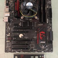 CPU Intel i7 + scheda madre MSI Gaming Z + cooler
