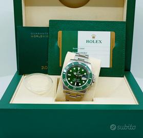 ROLEX SUBMARINER 116610LV HULK 2017 ECCELLENTE