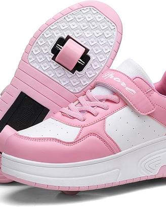 Scarpe da Skateboard a Due Ruote per Ragazze e Rag