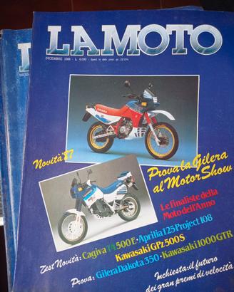 rivista LA MOTO numero 12 anno 1986