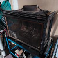 Inserto camino angolare 60cm