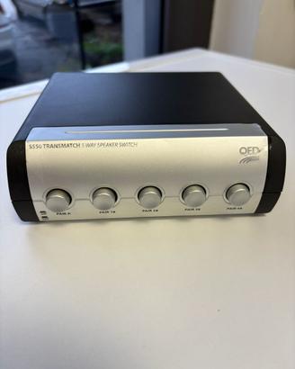 Qed switch per 5 coppie diffusori Hi-Fi