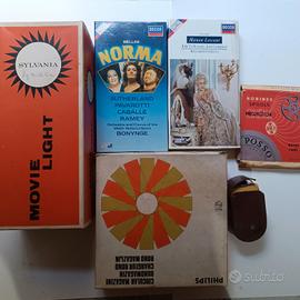 Lotto Vintage Sylvania Movie Light + Accessori