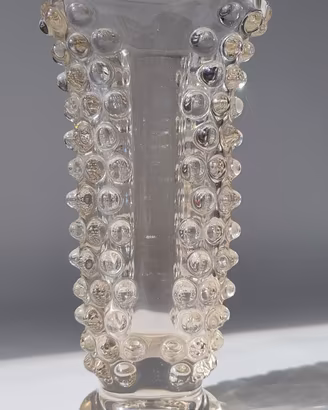 Vaso Murano Barovier rostrato a bande lisce