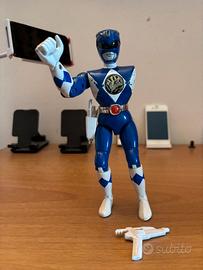 2 Pistole Laser Power Ranger + Blue Ranger ricambi