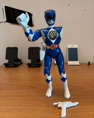 2 Pistole Laser Power Ranger + Blue Ranger ricambi