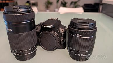 Canon EOS 100D + 2 Obiettivi 