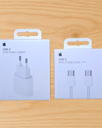 Alimentatore Apple 20W + cavo x iPhone 15 16 17