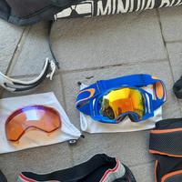 Maschera da sci-snowboard OAKLEY +lente ricambio 