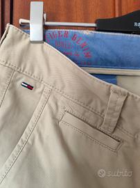 Pantaloni chino Tommy Hilfiger uomo W31 L34 beige 