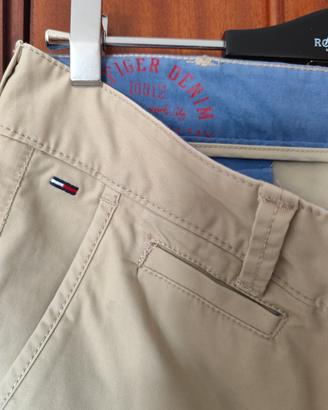 Pantaloni chino Tommy Hilfiger uomo W31 L34 beige 