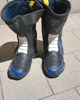 Tuta moto pelle divisibile M TECH+stivali moto.