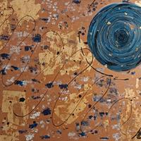 Dipinto arte astratta in acrilico
