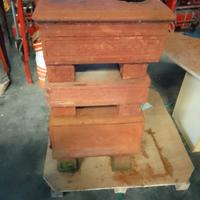 Stufa in terracotta vintage 