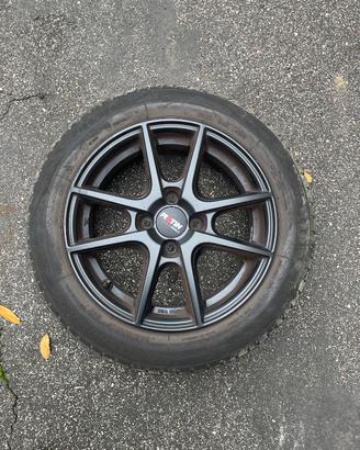smart 453 4 cerchi gomme invernali