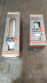 2 Lampadine Vintage OSRAM DULUX EL 20W 11W E27